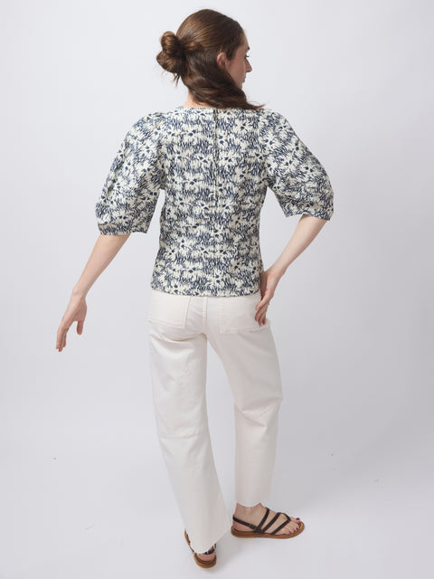 Sculpted Bina Top, Tropical Midnight