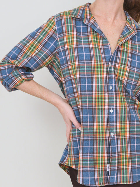 Barry, Orange/Green/Blue Plaid