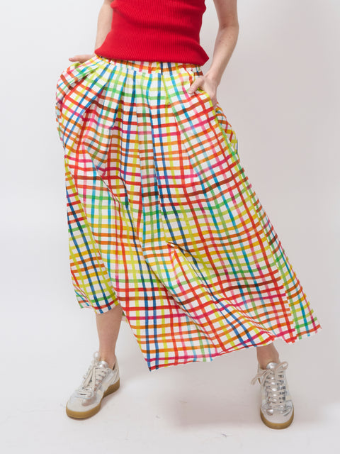Skirt Juliette, multi check