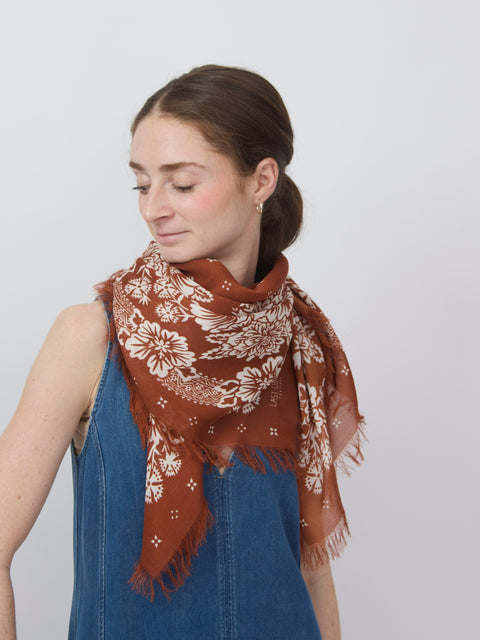 Big Honcho Bandana, blossom cocoa