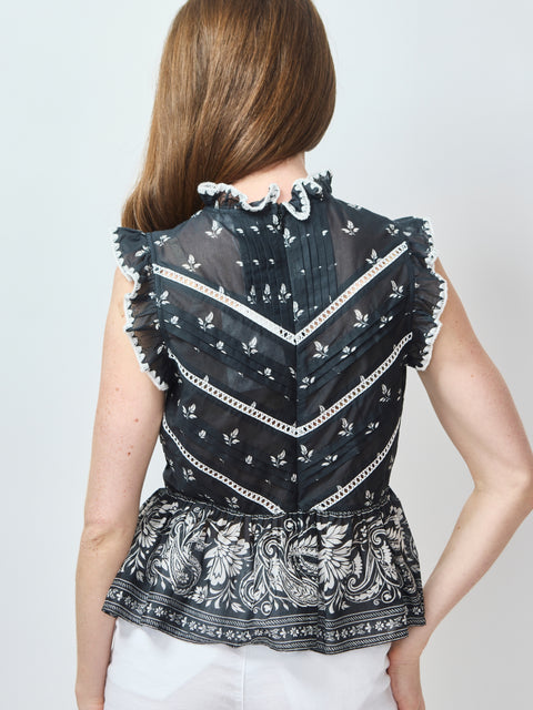 Artie Top, Wildflower Black