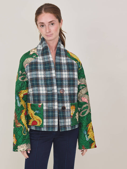Mini Mela, tartan vert