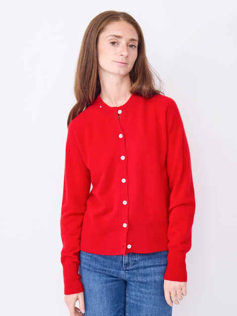 Halle Cardigan, Red