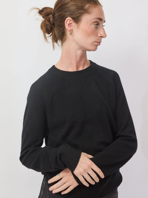 Boston O-neck, black