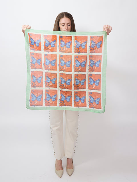 Butterfly Stamp Scarf