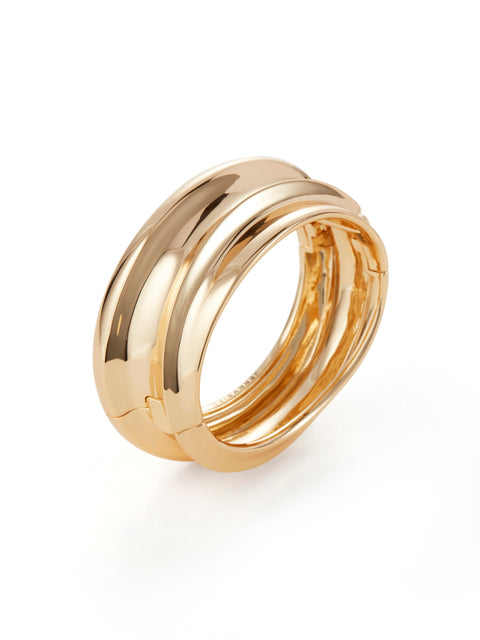 Lennon Mega Bangle, gold