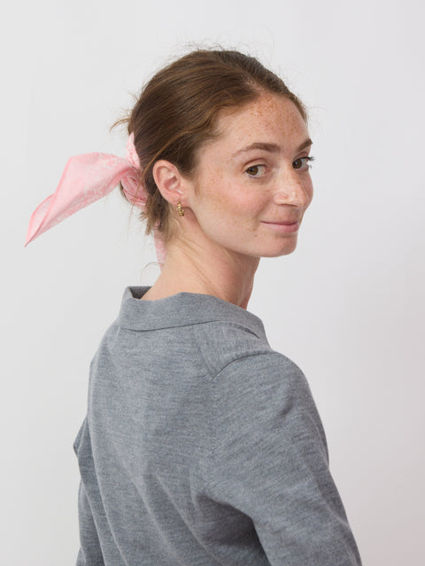 Cotton Blossom Bandana, Shell Pink