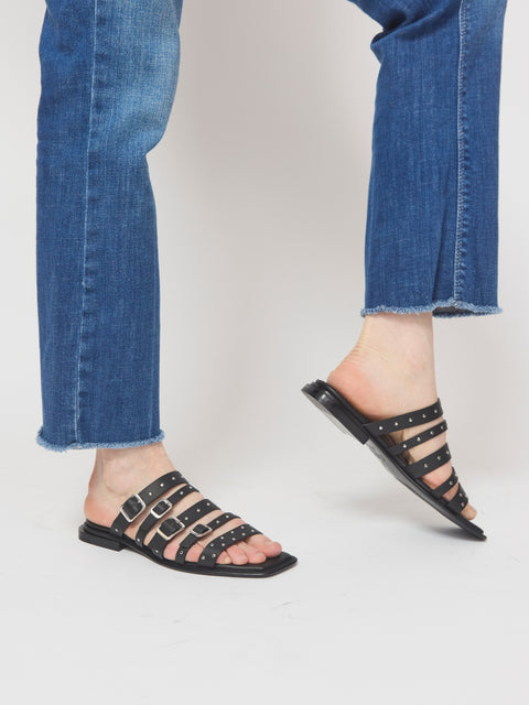 Studded Sandal, black