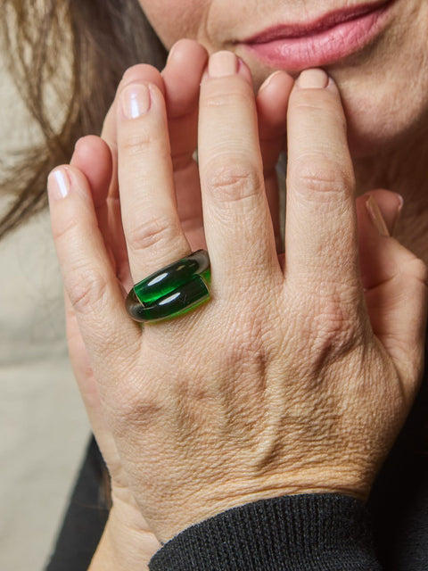 Wrap Ring, Green M