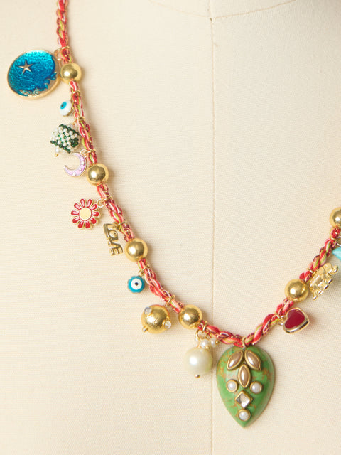 Grigri Jade Heart Necklace