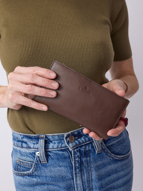Storia Medium Wallet, Marrone Tabacco