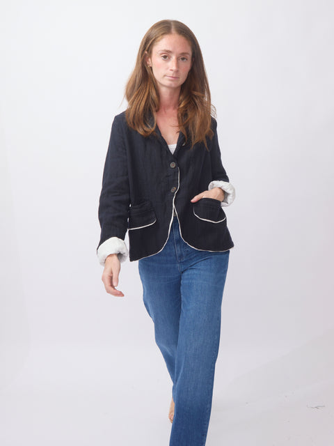 Jacket Viola, Navy