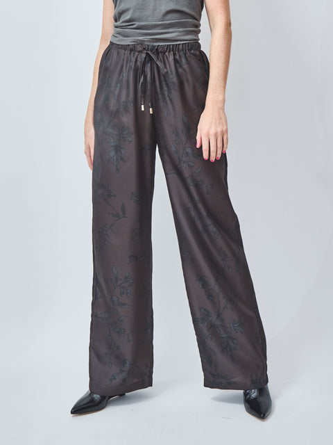 Pantalone Flower, choco