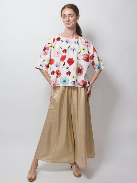 Shirt Skylar, flowers