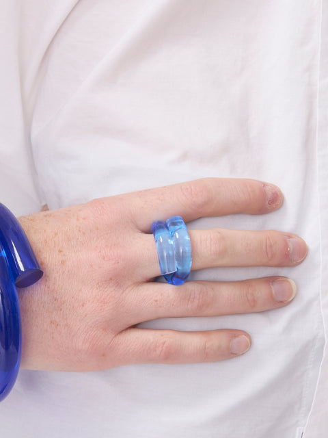 Il Anelo Ring, Light Blue