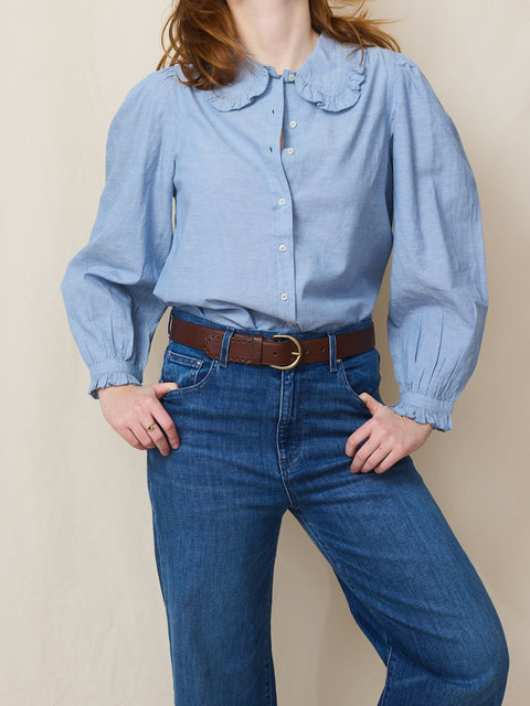 Hemmingway Top, Chambray