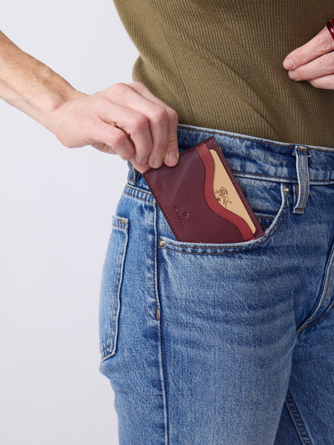 Card Case, Amarena/Rosso