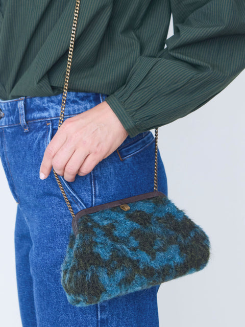 Liette, Teal/Chocolate