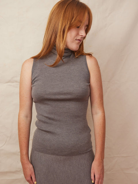 Turtletank Tank Sweater, Steel