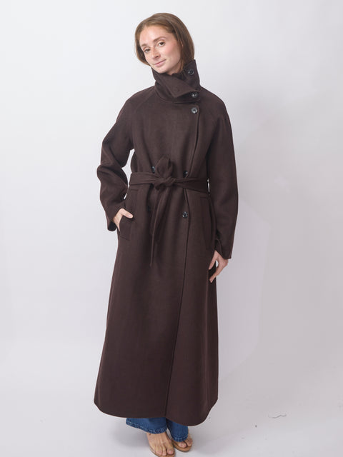Sahanne Coat, Black Coffee