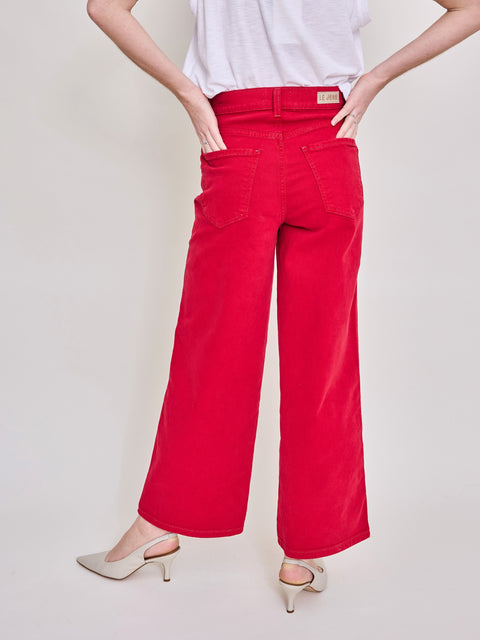 Juliette Wide Leg, Red