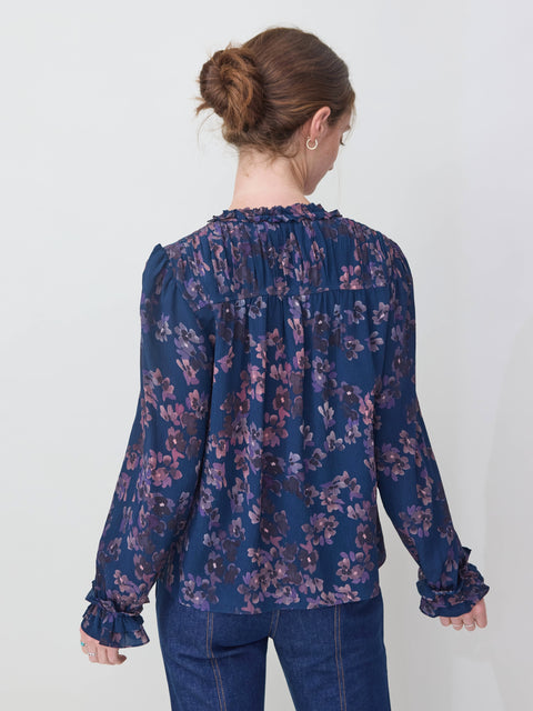 Girly Blouse, forget me not