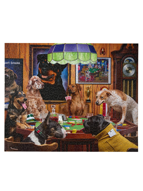 Poker Dogs, 1000-piece puzzle