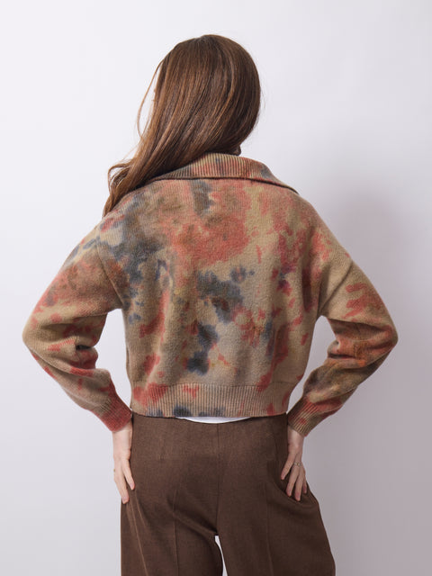 Garcon Mini Zip Jacket, Fall Leaves 2