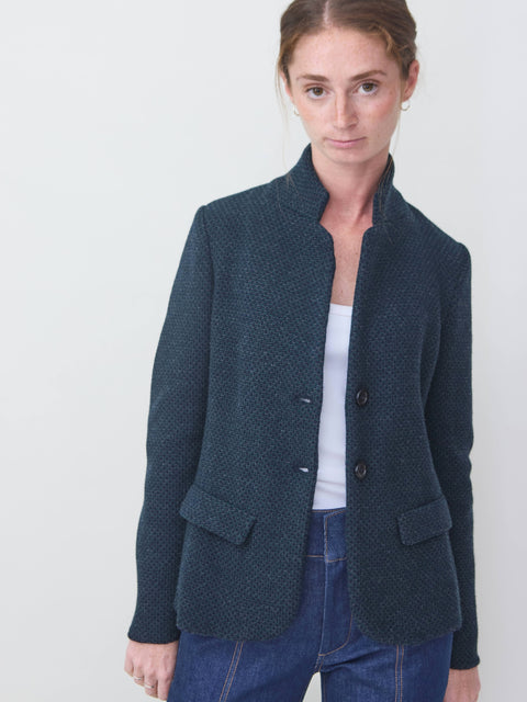 Blazer Chicco Riso, blue/charcoal/green