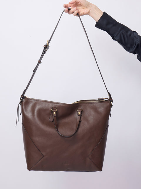 Storia Tote, Marrone Tabacco