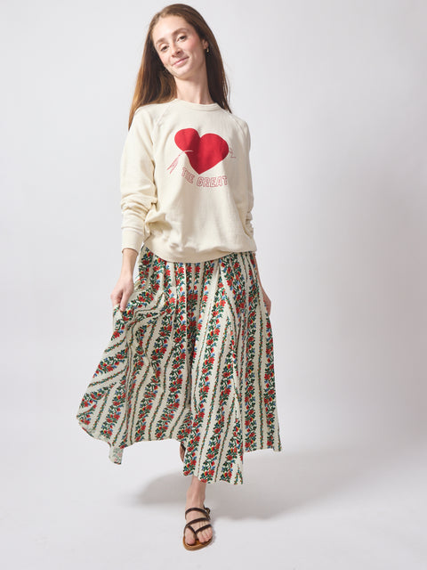 College Sweatshirt, Heart