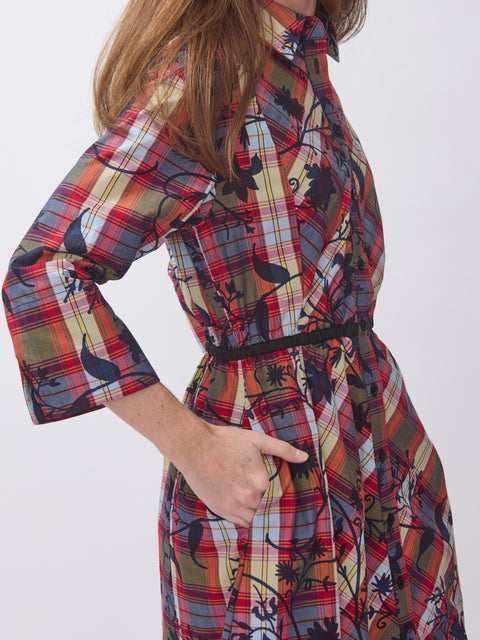Hostess with the Mostest Dress, Red Multi