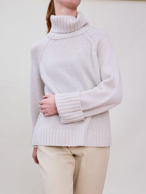Chunky Turtleneck, chiffon