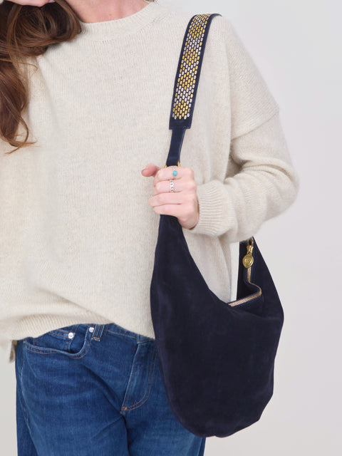 Rowan, Navy w/ Brass & Nickel