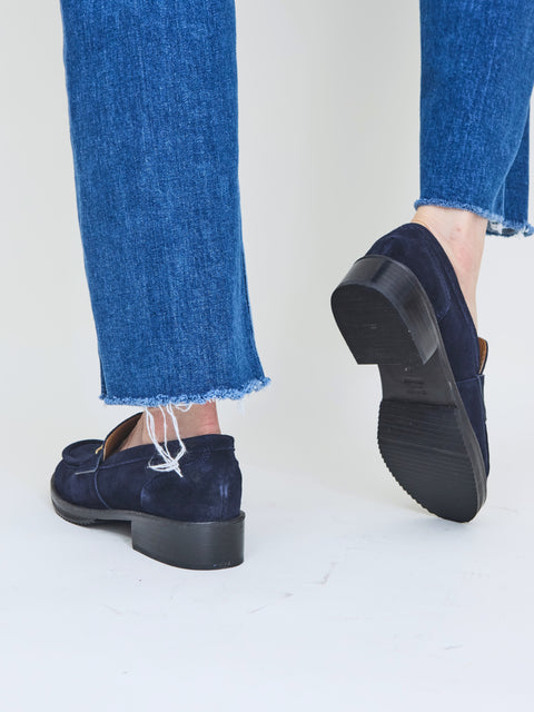 Jackson Lug Loafer, navy suede