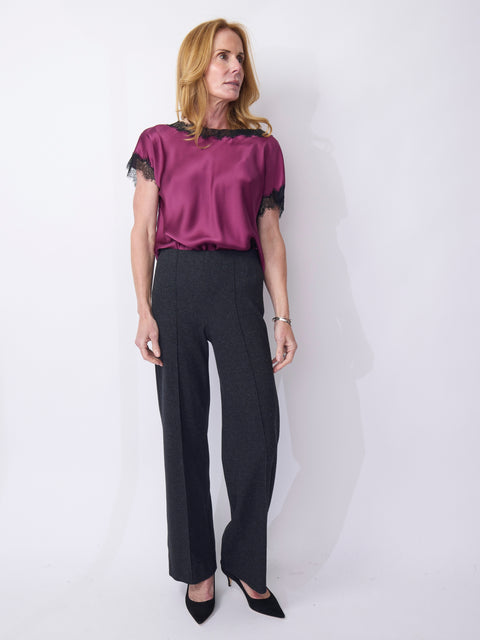 Elaine, asphalt fluid flannel