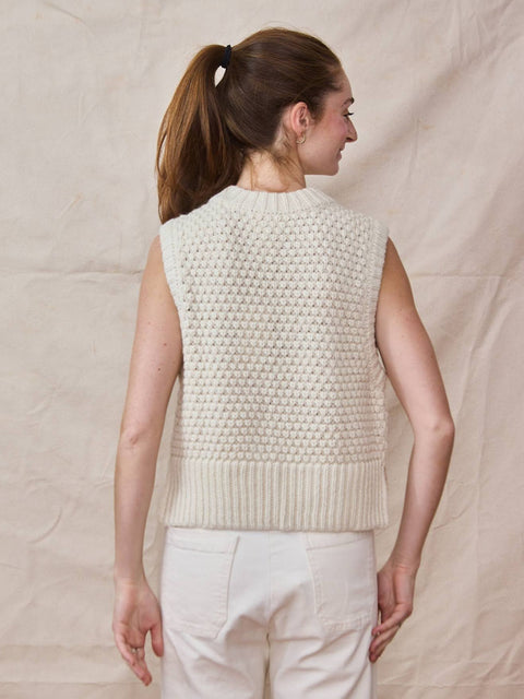 Sloane Vest, ivory