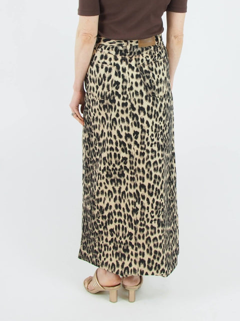 Sigge Skirt, Leopard print