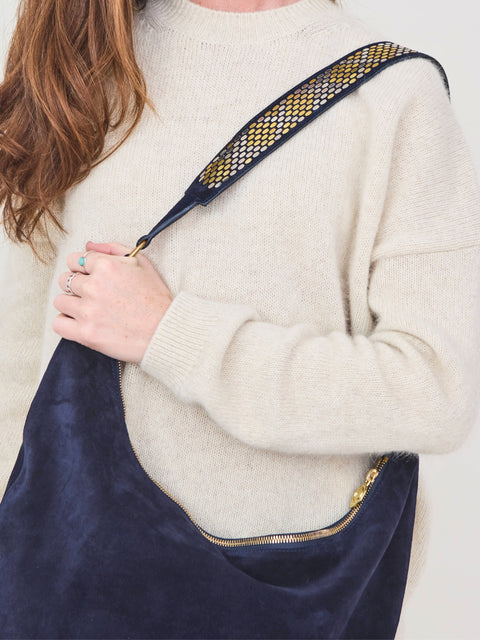 Rowan, Navy w/ Brass & Nickel