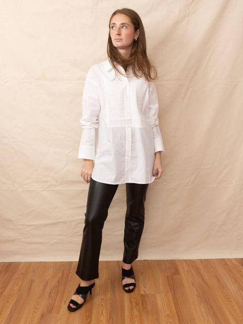 Sage Long Shirt, White