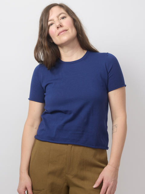 Short Sleeve Sweater, Ink