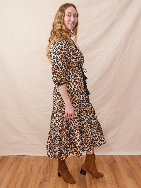 Astrid Dress, Cheetah