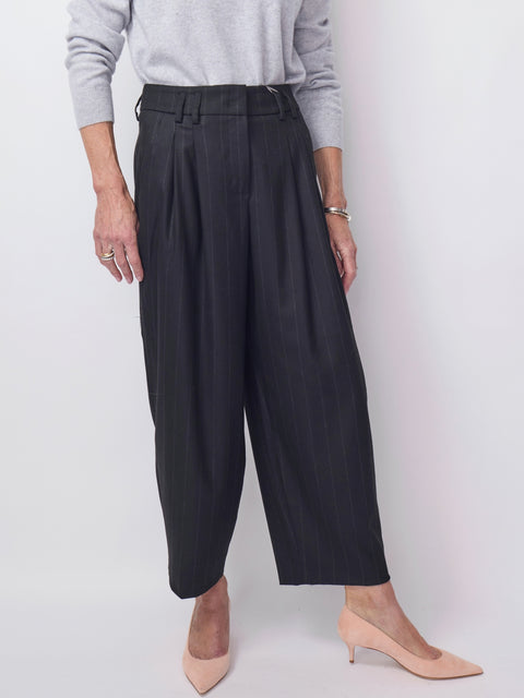 Mayla 6/8 Graphical Stripe, Black