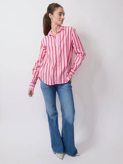 Eileen, pink red stripe
