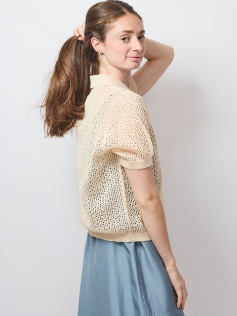 Crochet Polo, Natural