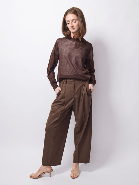 Mayla 6/8 Flannel, Mahogany