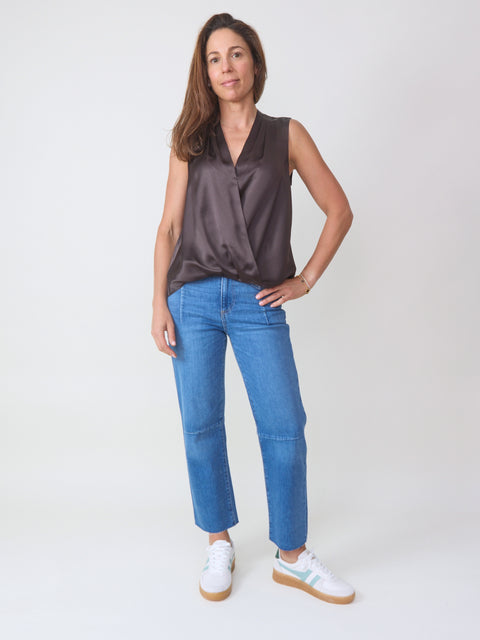 Pixie Ankle Fray, Bohemian Blue