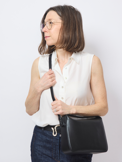 Soft Baguette, black calfskin