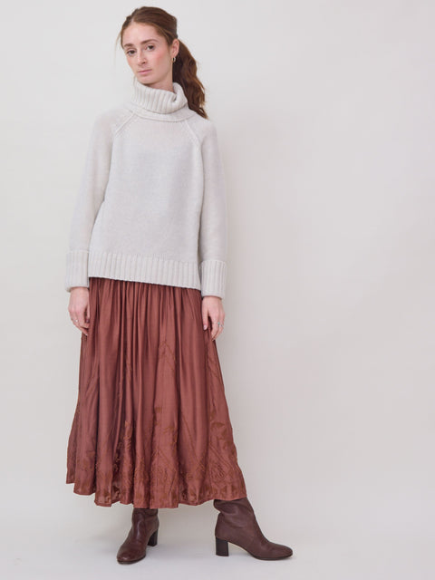 Chunky Turtleneck, chiffon