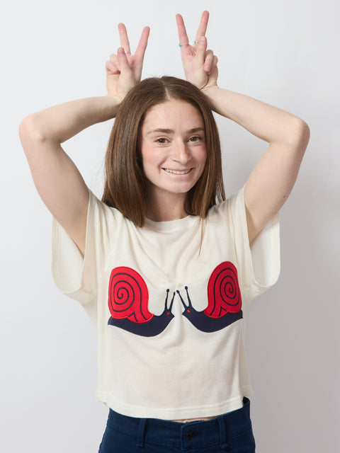 Snail Boobs Tommy tee